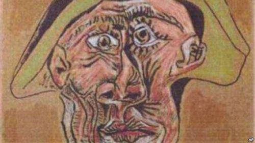 Bức Harlequin Head của danh họa Picasso